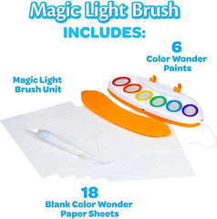 Mess free colouring Magic light brush