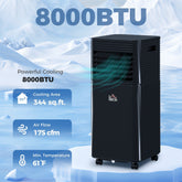 8000 BTU Portable Air Conditioner with Remote