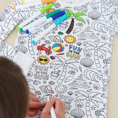 Colorable Pajamas for Kids