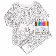 Colorable Pajamas for Kids
